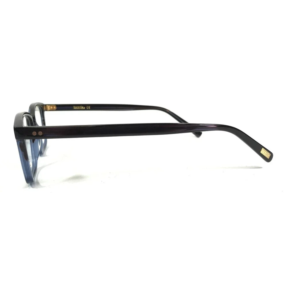 Iconik Eyeglasses Frames PK C2 Black Blue Tortoise Square Horn Rim 50-16-145